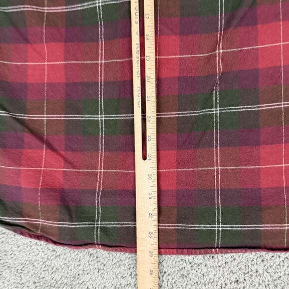 Thunder Shirt Mens XL Red Green Plaid Flannel Button Down Long Sleeve Cotton - Picture 6 of 10